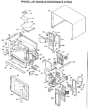 MICROWAVE OVEN Diagram and Parts List for JET2090D3  General Electric Microwave