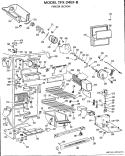 Part Location Diagram of WR38X1022 GE TRIM SHELF