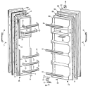 Section Diagram and Parts List for TFX19LGB  General Electric Refrigerator