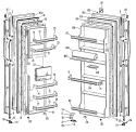 Part Location Diagram of WR78X7539 GE FF O.DOOR(DS)