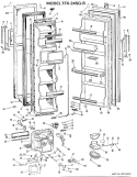 Part Location Diagram of WR17X2070 GE RECESS DISPENSER(WHT)