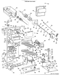 Part Location Diagram of WR02X2052 GE SHIELD EVAP FAN