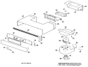 Part Location Diagram of WB24X5060 GE SWITCH SLIDE