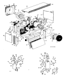 Section Diagram and Parts List for A3B568EVCSQ1  General Electric Air Conditioner