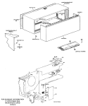 Section Diagram and Parts List for A2B769DEASD2  General Electric Air Conditioner