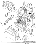 Part Location Diagram of WB55X5273 GE DOOR LINER