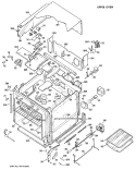 UPPER OVEN Diagram and Parts List for JKP36G*H1  General Electric Wall Oven
