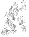 Section Diagram and Parts List for AJT08DAV1  General Electric Air Conditioner