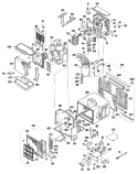 Section Diagram and Parts List for APS12DAV1  General Electric Air Conditioner