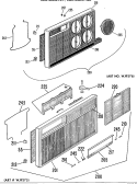 Section Diagram and Parts List for AJH08A7Q3  General Electric Air Conditioner