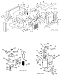 Section Diagram and Parts List for AJH08A7Q3  General Electric Air Conditioner