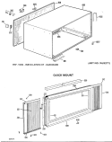 QUICK MOUNT Diagram and Parts List for AJC08AVQ2  General Electric Air Conditioner