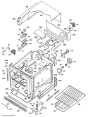 Part Location Diagram of WB48X0080 GE USE GEH WB48X80