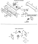 Part Location Diagram of WH42X2100 GE SWITCH TRIM Assembly