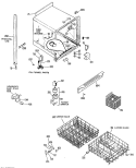 Part Location Diagram of WD27X5331 GE UNKNOWN