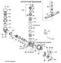 MOTOR - PUMP MECHANISM Diagram and Parts List for GSD400Y-05BS  General Electric Dishwasher