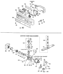 MOTOR - PUMP MECHANISM Diagram and Parts List for GSD900G-01  General Electric Dishwasher