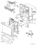 Part Location Diagram of 31-3487 GE UNDER-SINK I