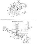 MOTOR - PUMP MECHANISM Diagram and Parts List for GSM603G-01  General Electric Dishwasher