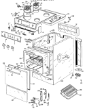 Part Location Diagram of WB32X0052 GE USE GEH WB32X52