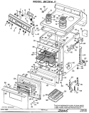 Part Location Diagram of WB02X3282 GE USE GEH WB2X3282