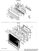 CONTROL Diagram and Parts List for JKP27G*J1  General Electric Wall Oven