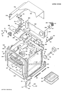 Part Location Diagram of WB59X0167 GE CHANNEL BOT