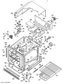 Part Location Diagram of WB07X0599 GE TRIM BOTTOM