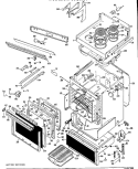 Part Location Diagram of WB55X5311 GE UNKNOWN
