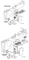 Section Diagram and Parts List for A3B588DAFSQ2  General Electric Air Conditioner
