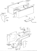 Section Diagram and Parts List for A3B599DJALQ1  General Electric Air Conditioner