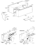 Section Diagram and Parts List for A2B683ESASW1  General Electric Air Conditioner