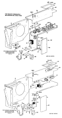 Section Diagram and Parts List for A2B583EPAS1Y  General Electric Air Conditioner