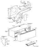 Section Diagram and Parts List for A2B399DAALR1  General Electric Air Conditioner