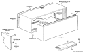 Section Diagram and Parts List for A4B568DGCSQ1  General Electric Air Conditioner