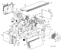 Section Diagram and Parts List for A2B679DAELWA  General Electric Air Conditioner