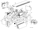 Section Diagram and Parts List for A2B742SEALE1  General Electric Air Conditioner