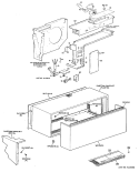 Section Diagram and Parts List for A2B698EPASW1  General Electric Air Conditioner