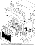 Section Diagram and Parts List for JKS06G*J2  General Electric Wall Oven