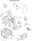 Part Location Diagram of WB02X9354 GE CAP FRONT