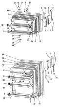 Part Location Diagram of WR22X0306 GE DAIRY DOOR