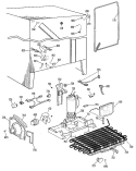 Section Diagram and Parts List for TFX27EHD  General Electric Refrigerator