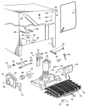 Section Diagram and Parts List for TFX27FHD  General Electric Refrigerator