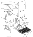 Section Diagram and Parts List for TFX24FHB  General Electric Refrigerator