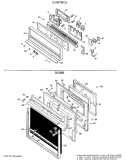 CONTROL Diagram and Parts List for JKP16G*J2  General Electric Wall Oven