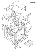 UPPER OVEN Diagram and Parts List for JKP27*J2  General Electric Wall Oven