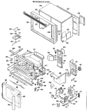 MICROWAVE OVEN Diagram and Parts List for JKP61G*J2  General Electric Microwave Oven Combo