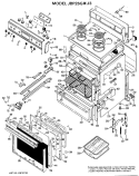 Part Location Diagram of 49-4766 GE MANUAL USERS