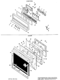 CONTROL Diagram and Parts List for JKP27G*J3  General Electric Wall Oven