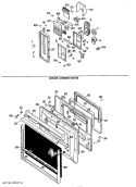 Part Location Diagram of WB55X5319 GE DOOR LINER